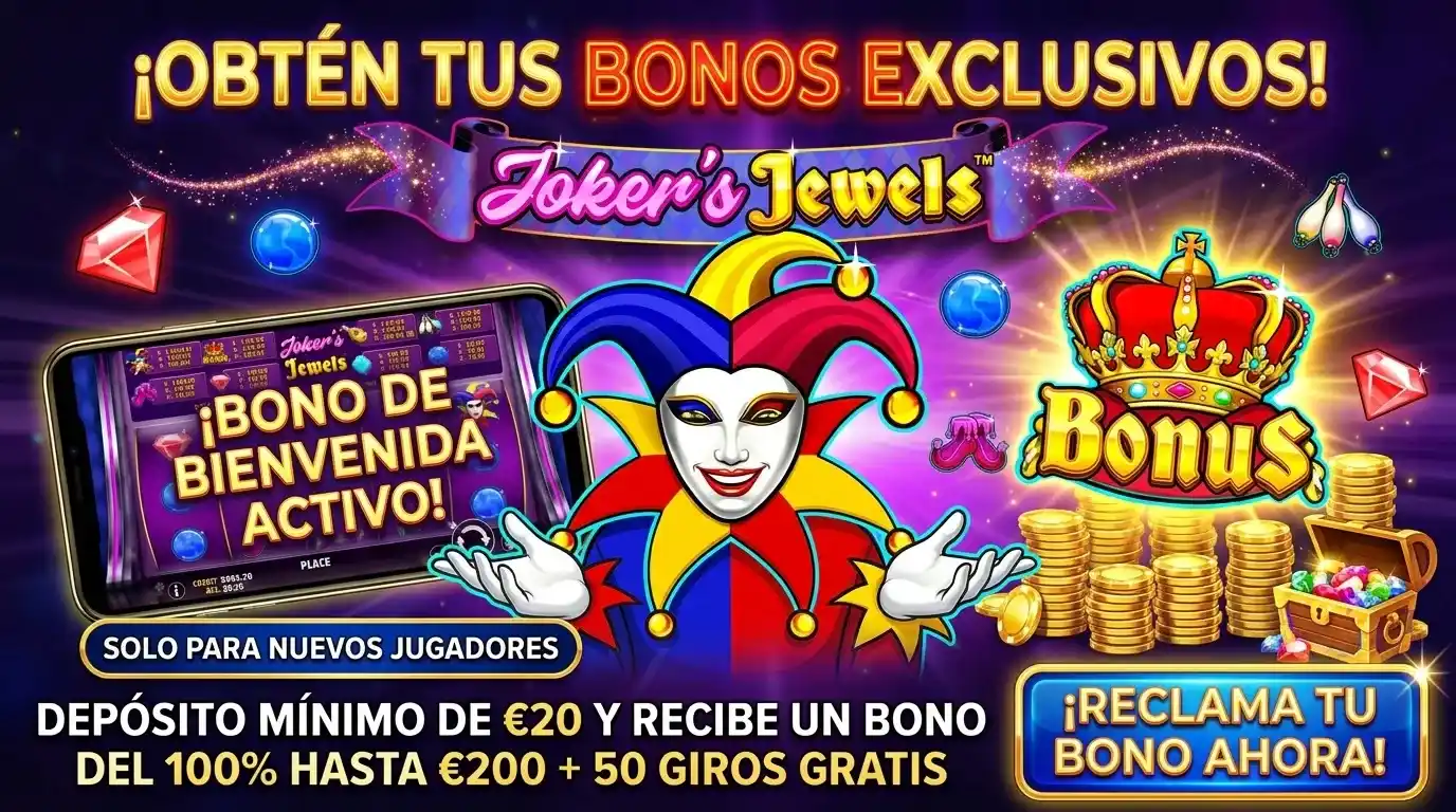 Bonos para jugar Joker Jewels