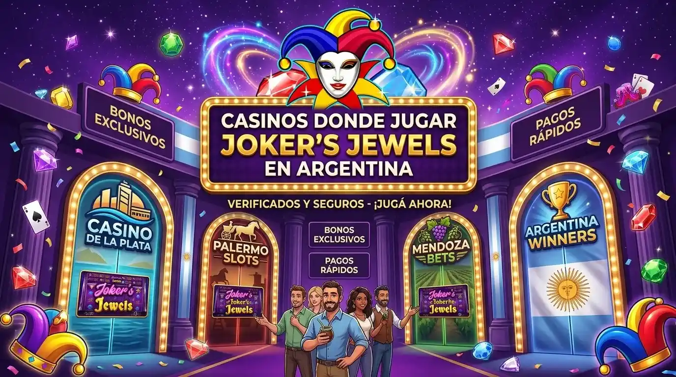 Casinos donde podés jugar Joker Jewels